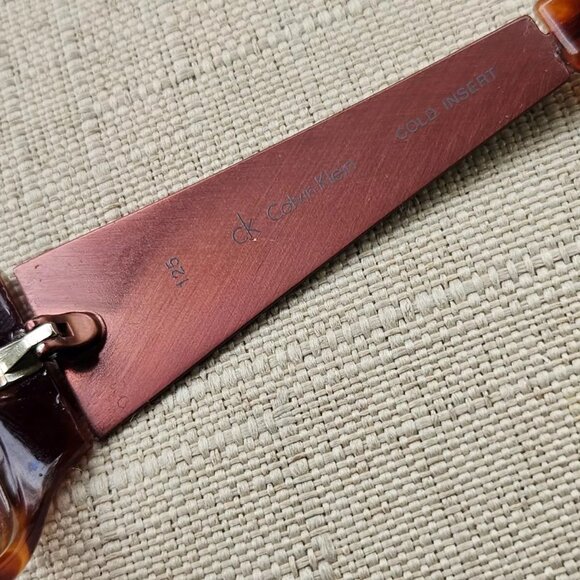 Calvin Klein Women Glasses/Sunglasses Frame Brown CK1057S 58[]15 124 Eyeglasses - Picture 9 of 11